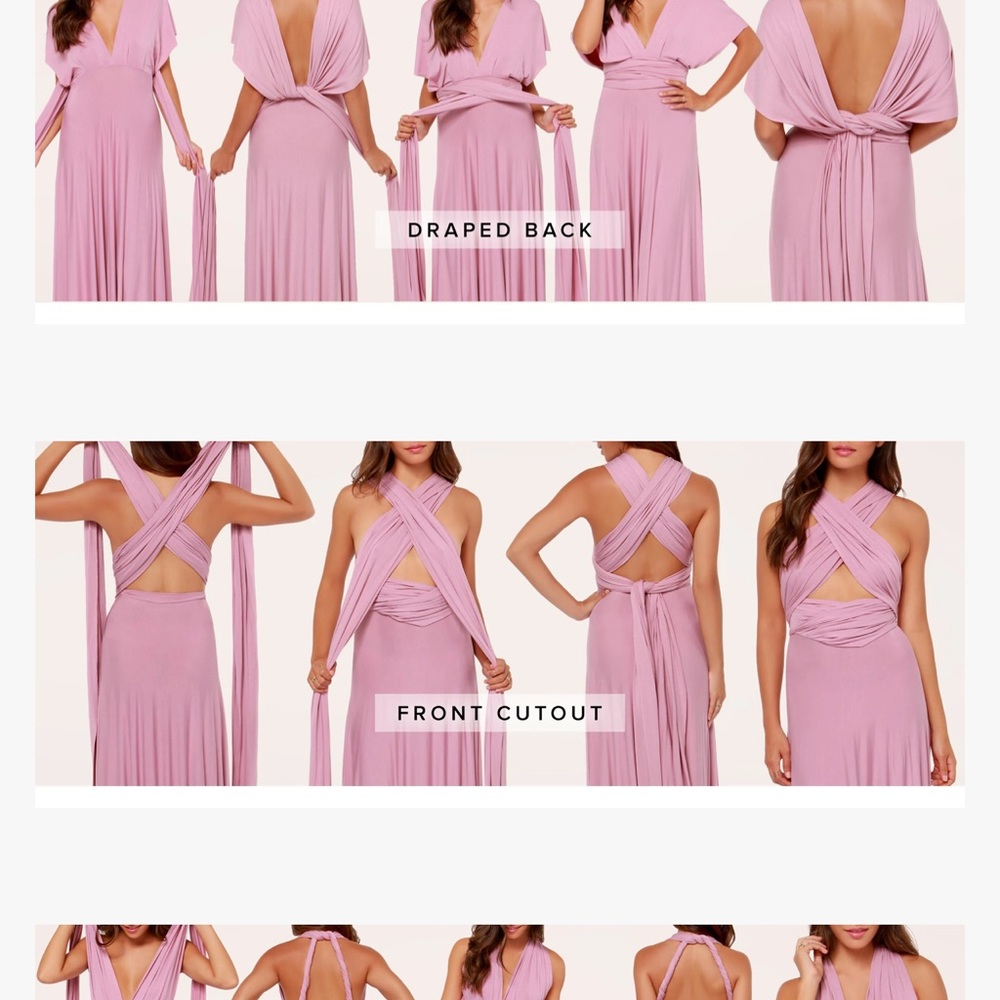 Lulu’s Trick of the Trade Maxi Multi-way dress - Picture 5 of 9